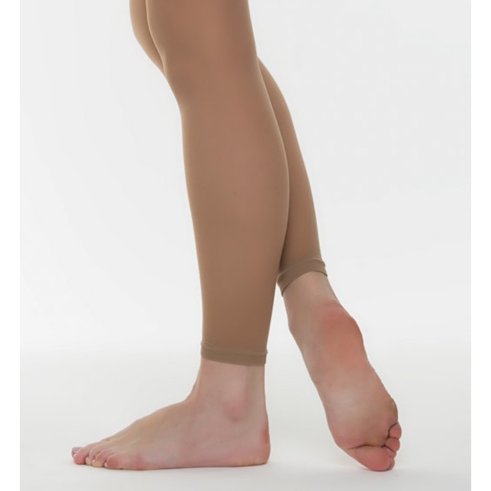 Divas Footless Tights Size C Suntan